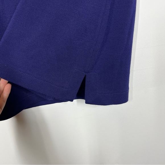 St John Wool Blend Knit Short Sleeve Sweater Size Medium - Picture 9 of 11